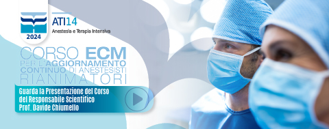 Guarda la Video Presentazione del Corso ECM 2024 ATI14 dedicato a Medico Anestesista Rianimatore del Prof. Chiumello